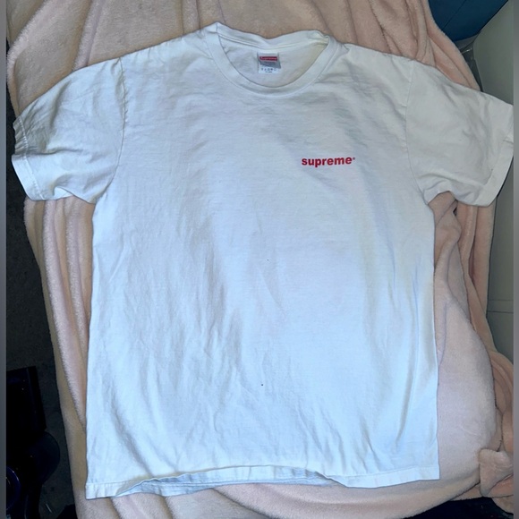 SUPREME T-Shirt: “F*ck Money, I Love Supreme” (Size Medium) - Picture 2 of 6